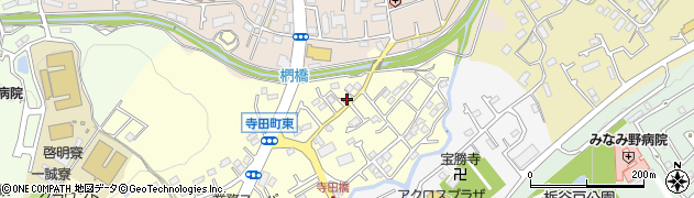 東京都八王子市寺田町100周辺の地図