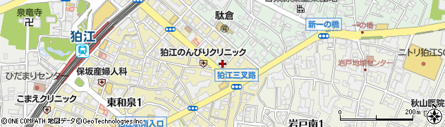 極真会館狛江道場周辺の地図