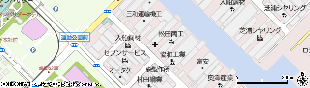 千葉県浦安市鉄鋼通り3丁目周辺の地図