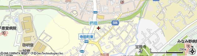 東京都八王子市寺田町112周辺の地図