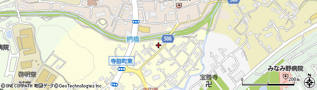 東京都八王子市寺田町99周辺の地図
