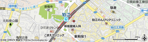 株式会社アスカ商事狛江店周辺の地図
