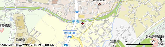 東京都八王子市寺田町113周辺の地図