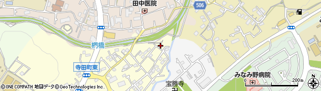 東京都八王子市寺田町7周辺の地図