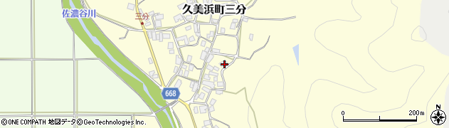 京都府京丹後市久美浜町三分362周辺の地図
