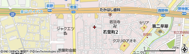 福井県敦賀市若葉町周辺の地図
