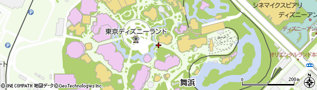 東京ディズニーランド（Ｒ）周辺の地図