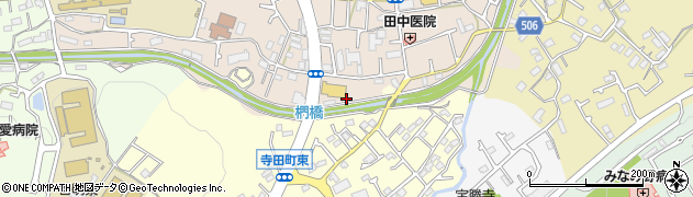 東京都八王子市椚田町77周辺の地図