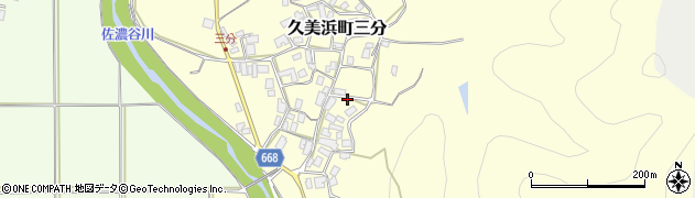 京都府京丹後市久美浜町三分317周辺の地図