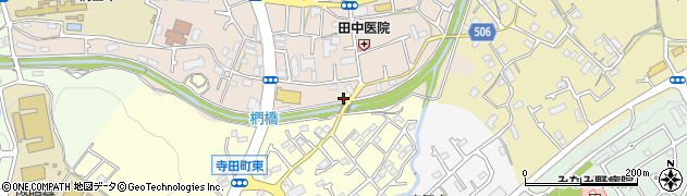 東京都八王子市寺田町97周辺の地図