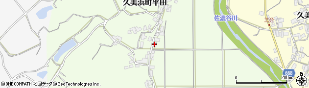 京都府京丹後市久美浜町平田446周辺の地図
