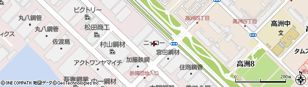 千葉県浦安市港13周辺の地図
