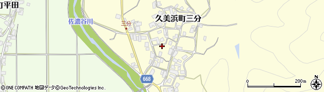 京都府京丹後市久美浜町三分418周辺の地図