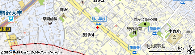 大菊野沢周辺の地図