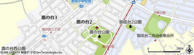 千葉県四街道市鷹の台周辺の地図