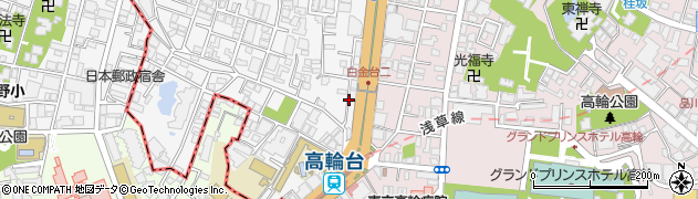 東京都港区白金台2丁目11周辺の地図