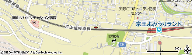 東京都稲城市矢野口2585-13周辺の地図