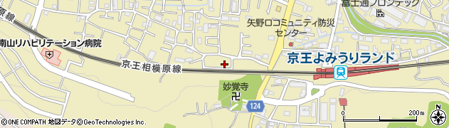 東京都稲城市矢野口2464-13周辺の地図
