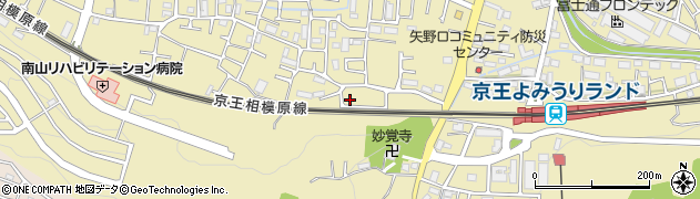 東京都稲城市矢野口2464-7周辺の地図