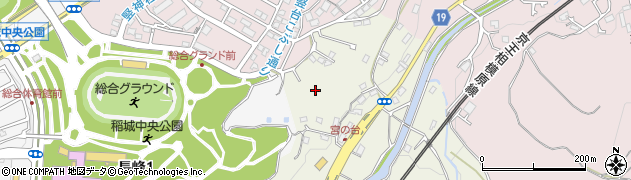 東京都稲城市坂浜周辺の地図