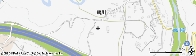 山梨県上野原市鶴川891周辺の地図