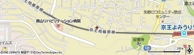 東京都稲城市矢野口2832-4周辺の地図