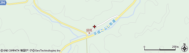 岐阜県下呂市金山町菅田笹洞389周辺の地図