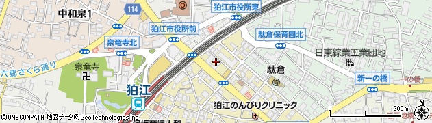 ＪＡマインズ狛江周辺の地図