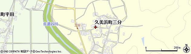 京都府京丹後市久美浜町三分430周辺の地図