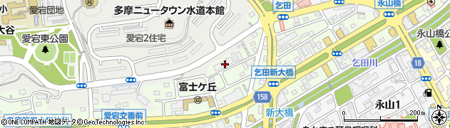 竹下硝子店周辺の地図