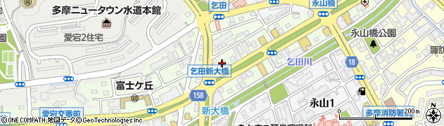 からやま 多摩永山店周辺の地図