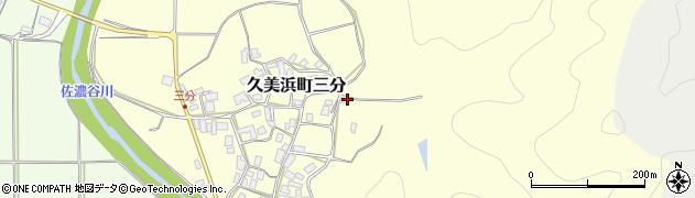 京都府京丹後市久美浜町三分343周辺の地図