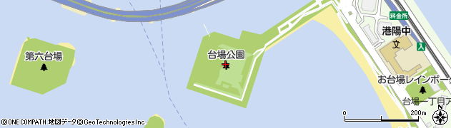 東京都港区台場1丁目10周辺の地図