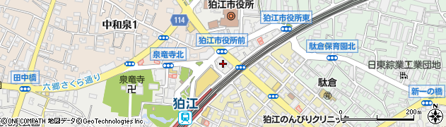 ドコモショップ狛江店周辺の地図