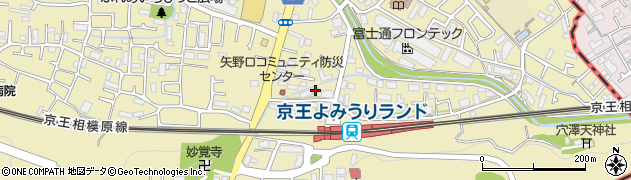 東京都稲城市矢野口2214周辺の地図