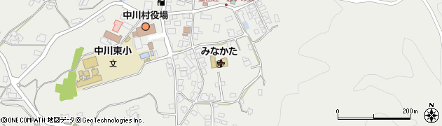 中川村みなかた保育園周辺の地図