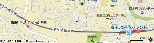 矢野口根方児童公園周辺の地図