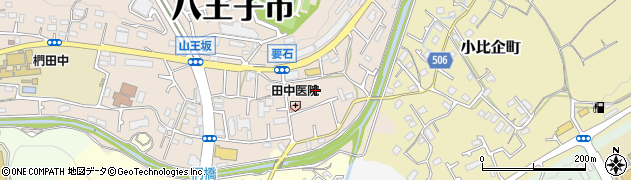 東京都八王子市椚田町266周辺の地図