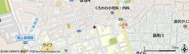 ローソン世田谷桜新町二丁目店周辺の地図