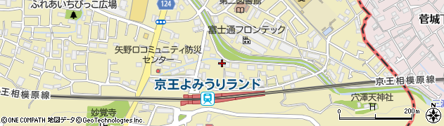 東京都稲城市矢野口2179周辺の地図