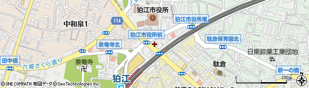 麺屋黒船 狛江店周辺の地図