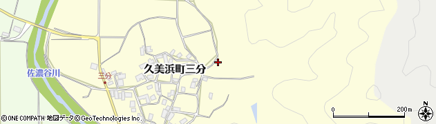 京都府京丹後市久美浜町三分606周辺の地図