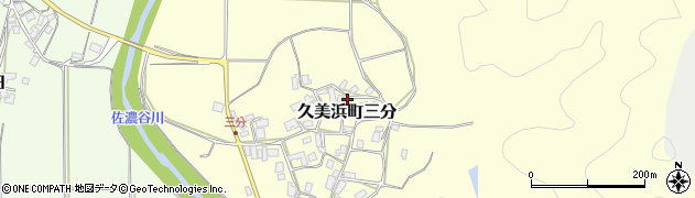 京都府京丹後市久美浜町三分331周辺の地図