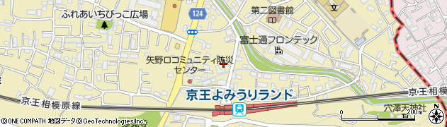 東京都稲城市矢野口2227周辺の地図