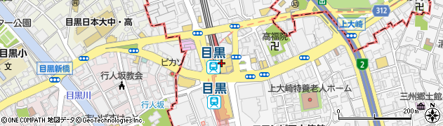アトレ目黒アトレ目黒１３階眼鏡の金鳳堂周辺の地図