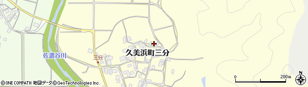 京都府京丹後市久美浜町三分335周辺の地図
