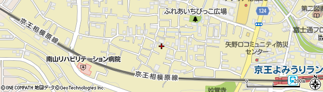 東京都稲城市矢野口2814-1周辺の地図