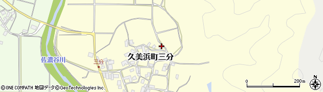 京都府京丹後市久美浜町三分484周辺の地図