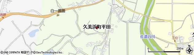 京都府京丹後市久美浜町平田周辺の地図