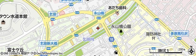 永山整形外科周辺の地図